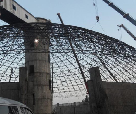 固原网架分条或分块安装法