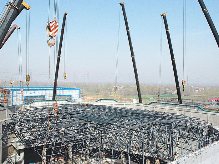 固原网架高空滑移法